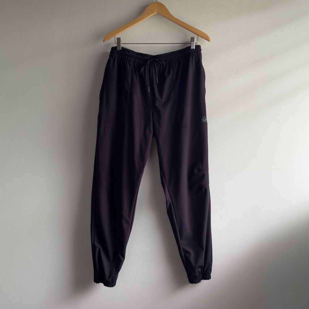 Quiksilver DryFlight Joggers Mens XL Black Athletic Training Pants Gorpcore